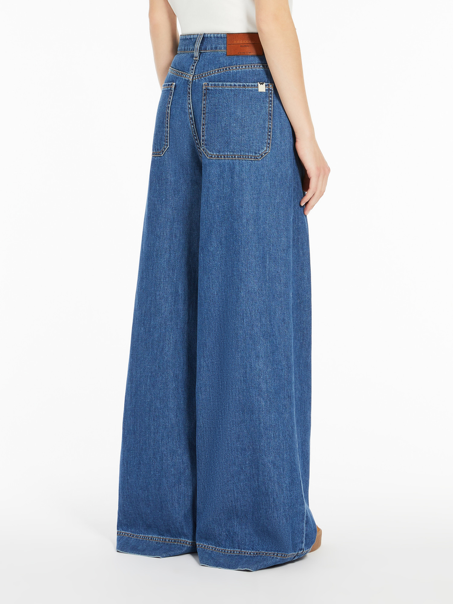 WEEKEND MAX MARA WIDE-LEG DENIM JEANS