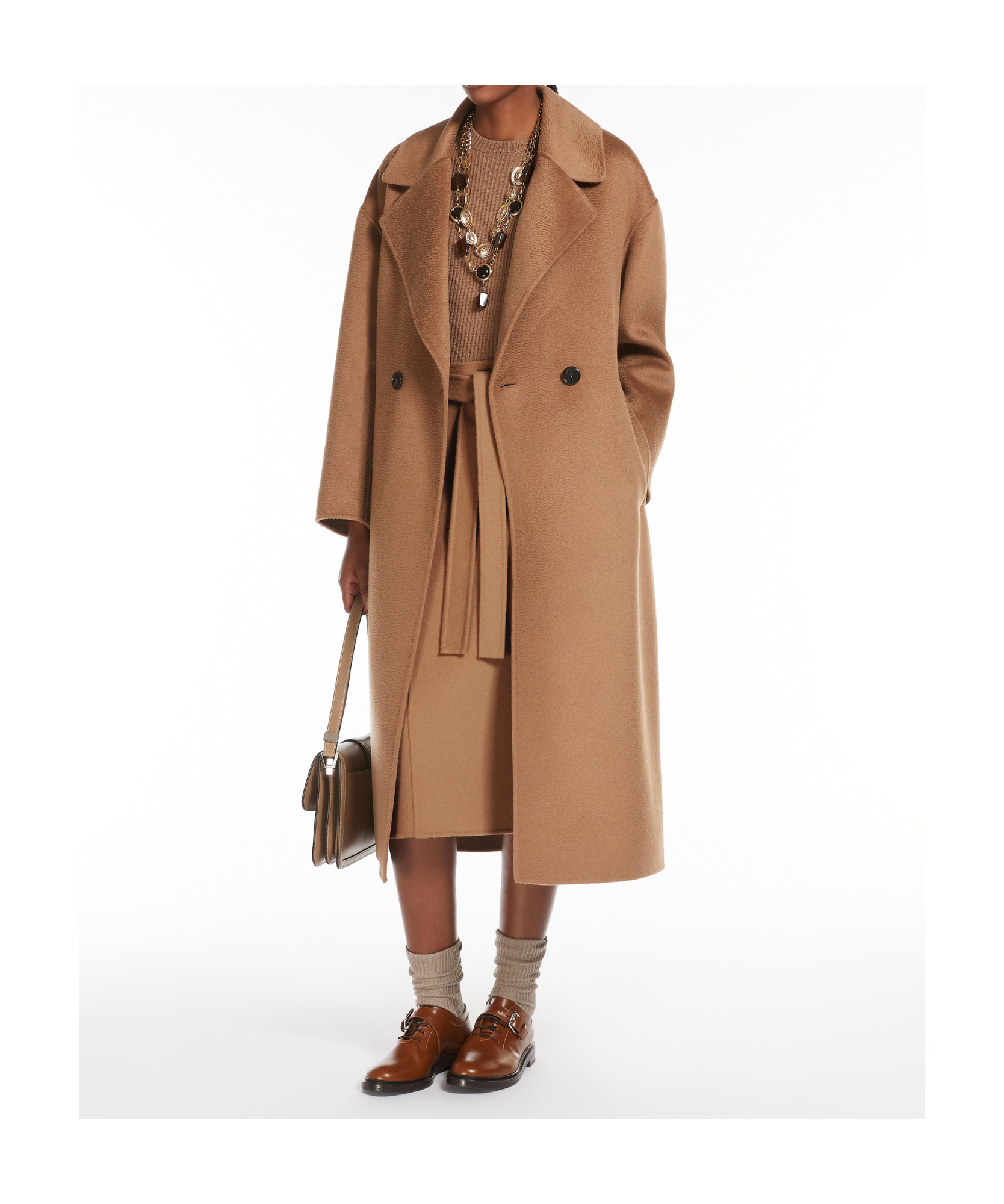 Max Mara Coat In Brown