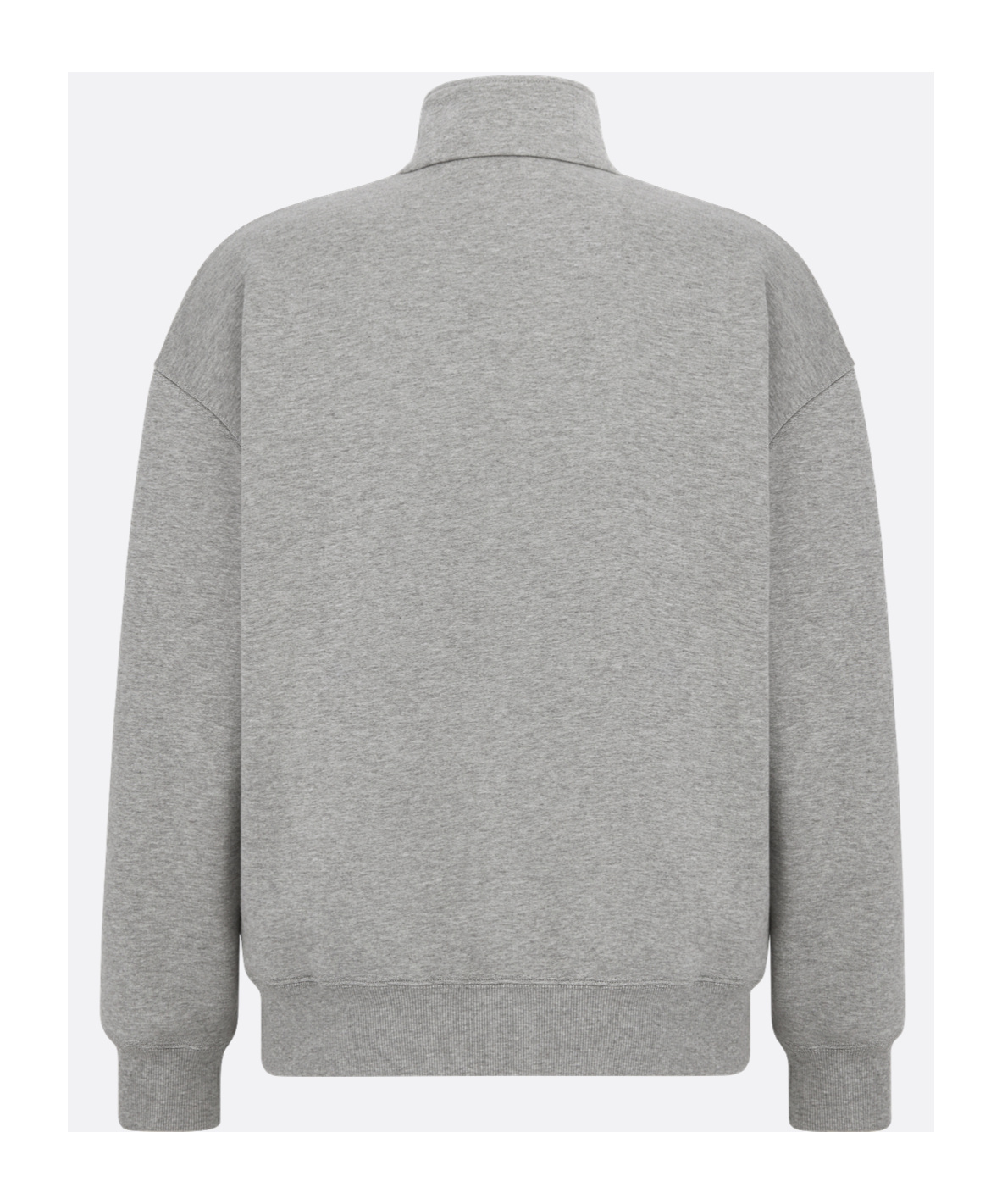 Dior Cd Icon Half-zip Sweatshirt In Gray
