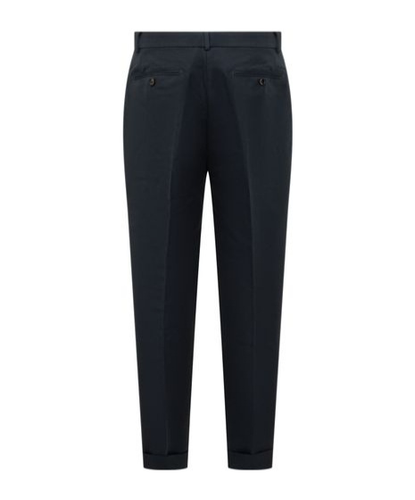 Tom Ford Satin Semi Sartorial Pants In Black