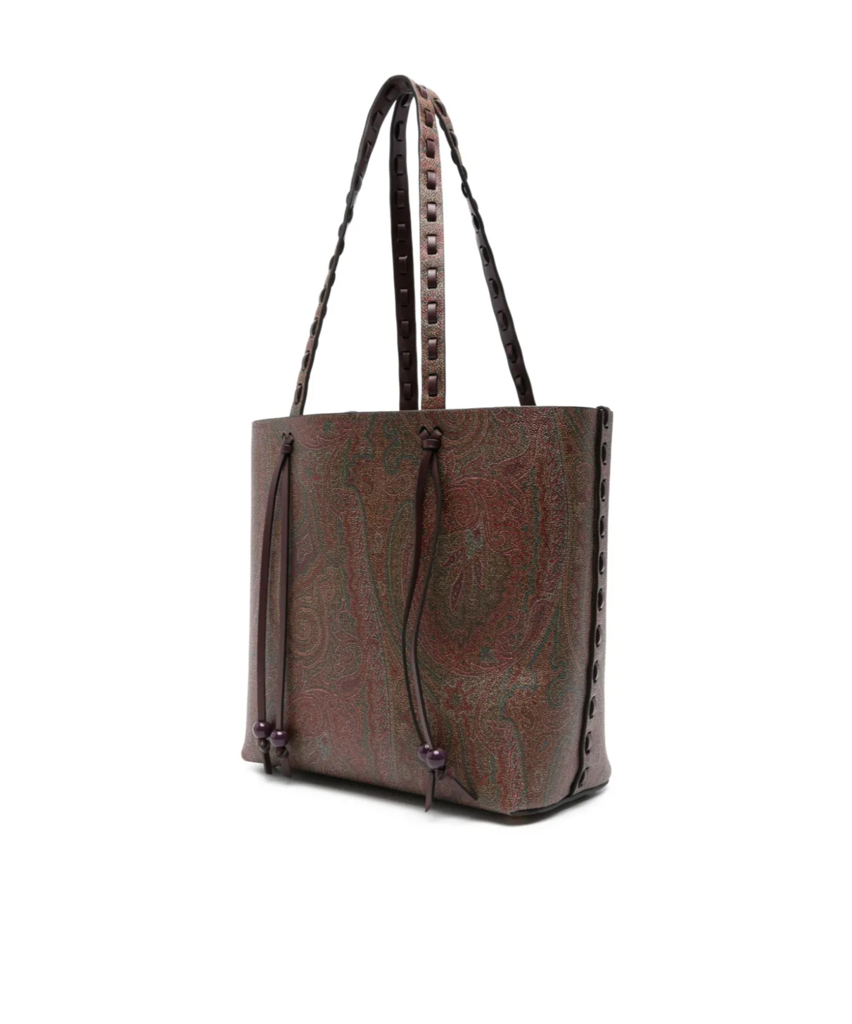 Etro Paisley-pattern Shoulder Bag In Brown