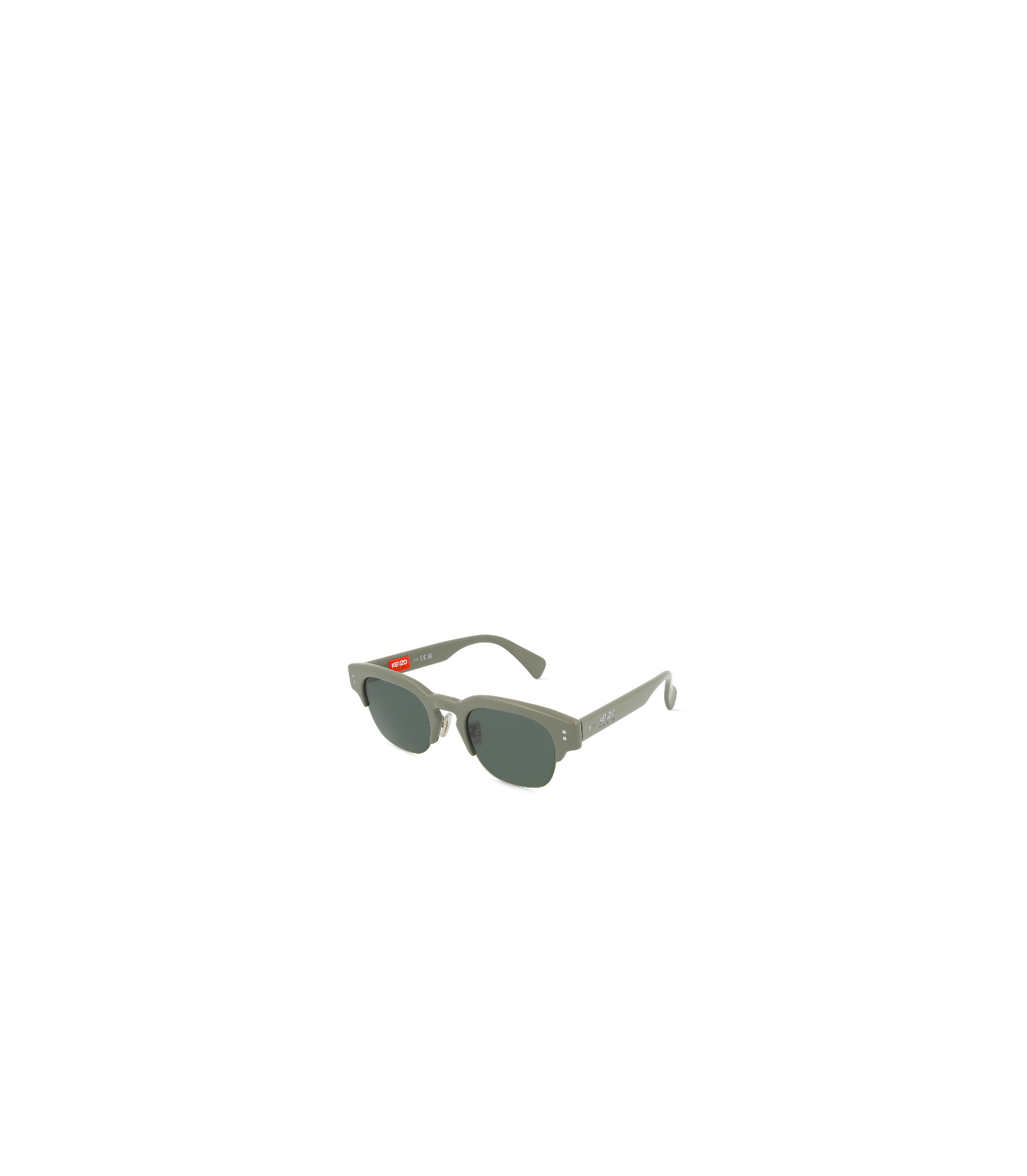 Kenzo Logo Sunglasses In Green
