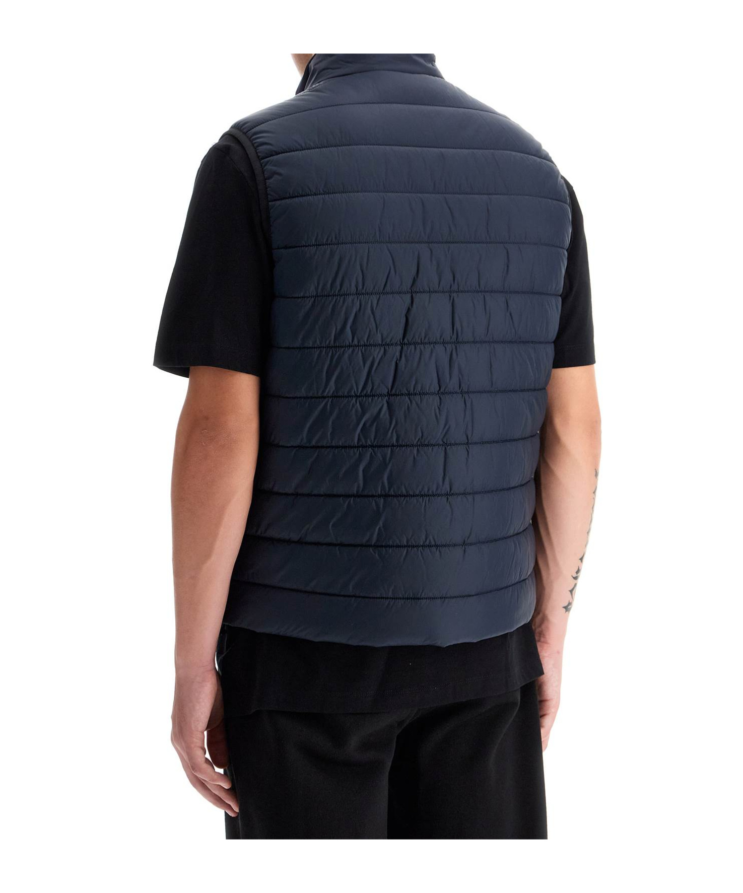 Shop Hugo Boss Brentino Zipped Gilet In Blue