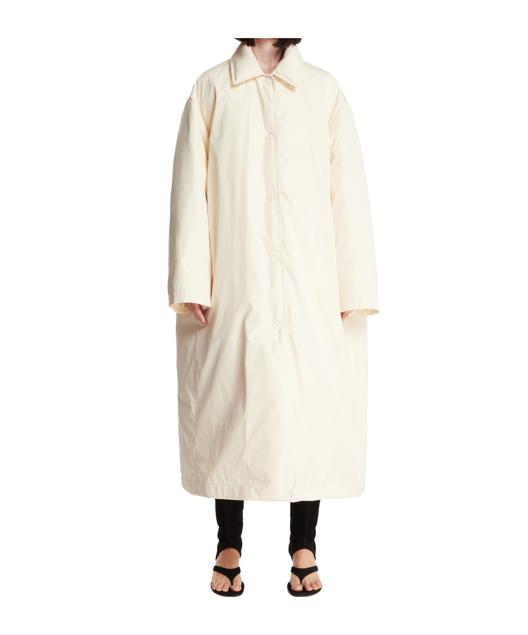 Jil Sander Long-sleeved Cotton Jacket In Neutral