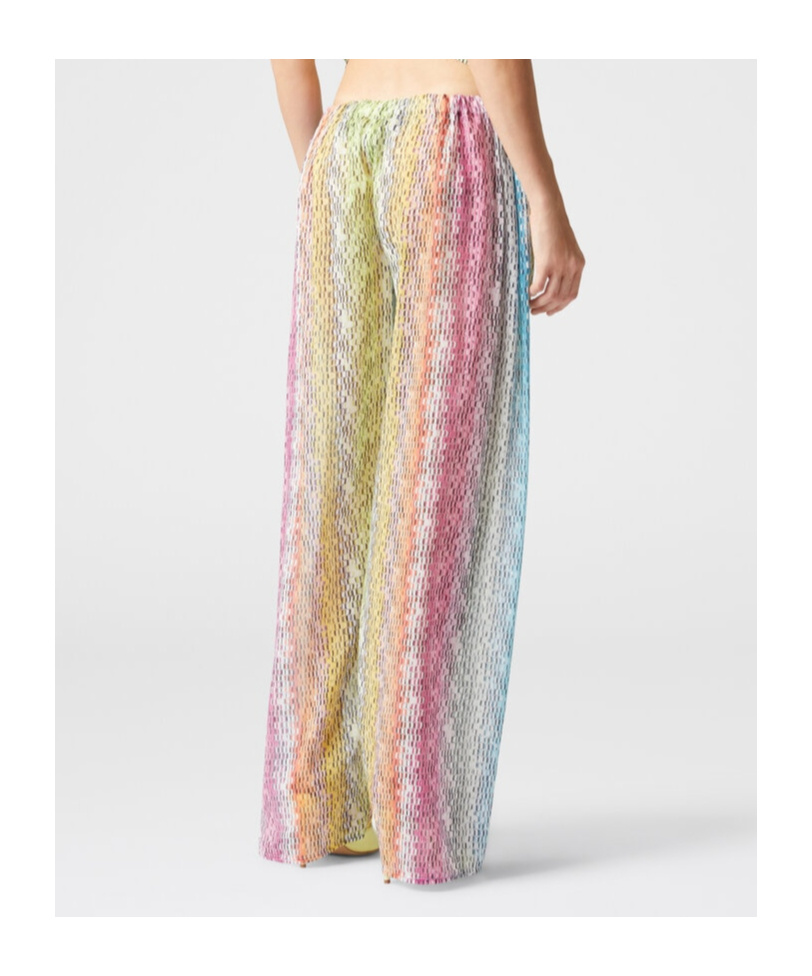 Missoni Microwave-print Trousers In Nude