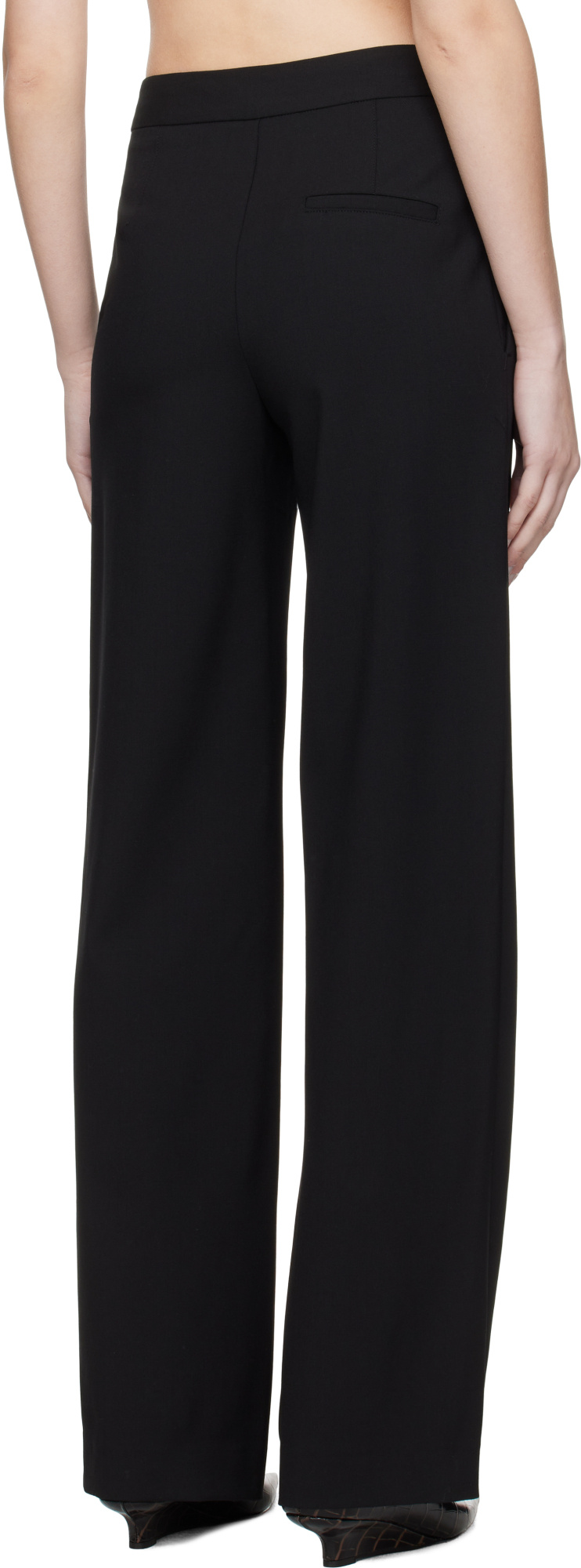 Loulou Studio Black Osilo Trousers In Black