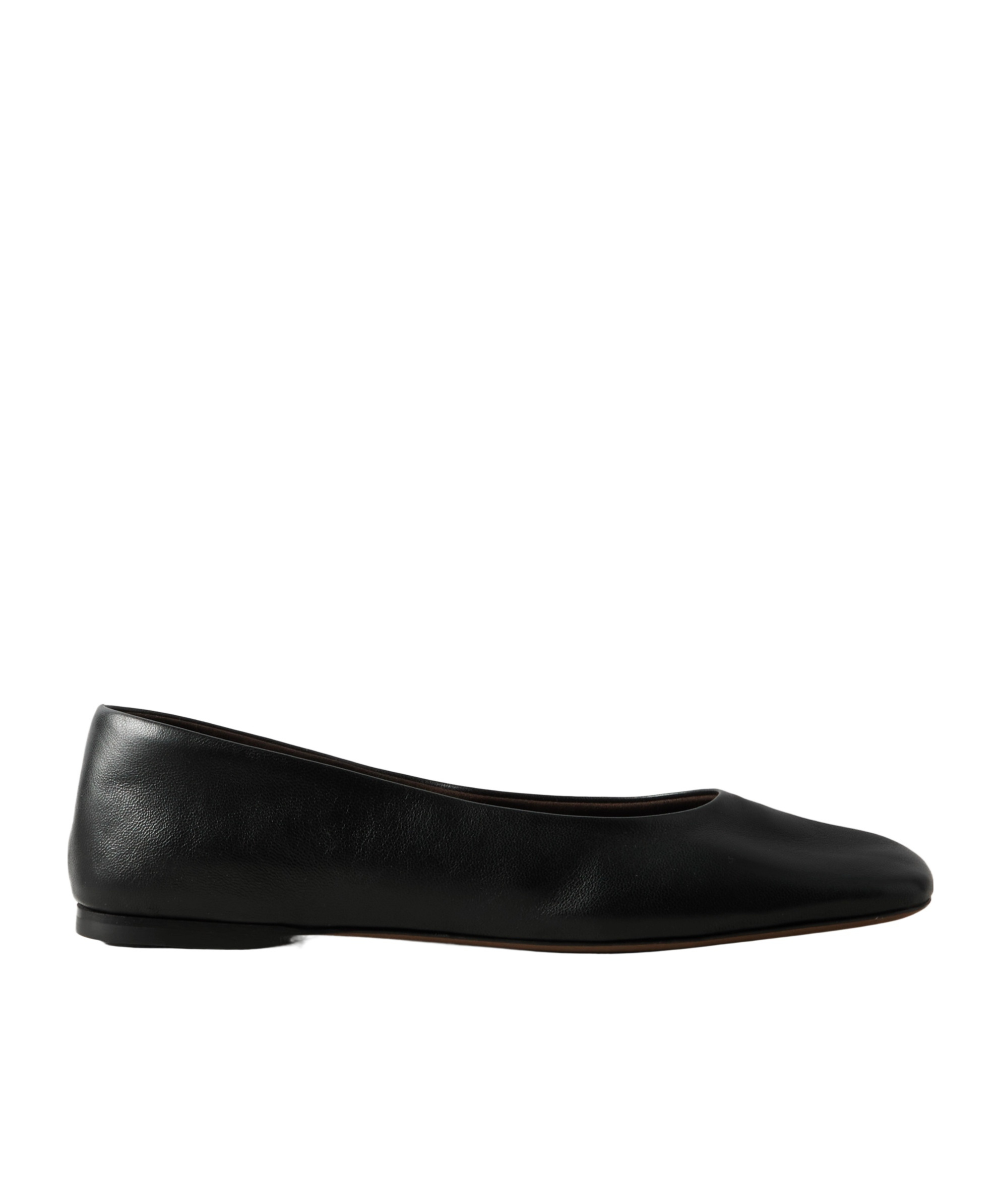 The Row Solid Color Ballet Shoes In Black