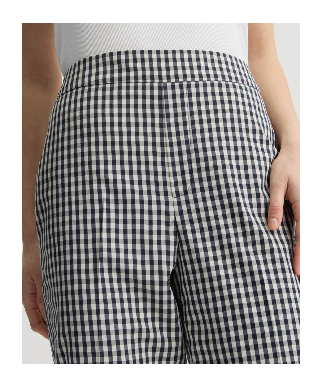 Liu •jo Check-pattern Cropped Trousers