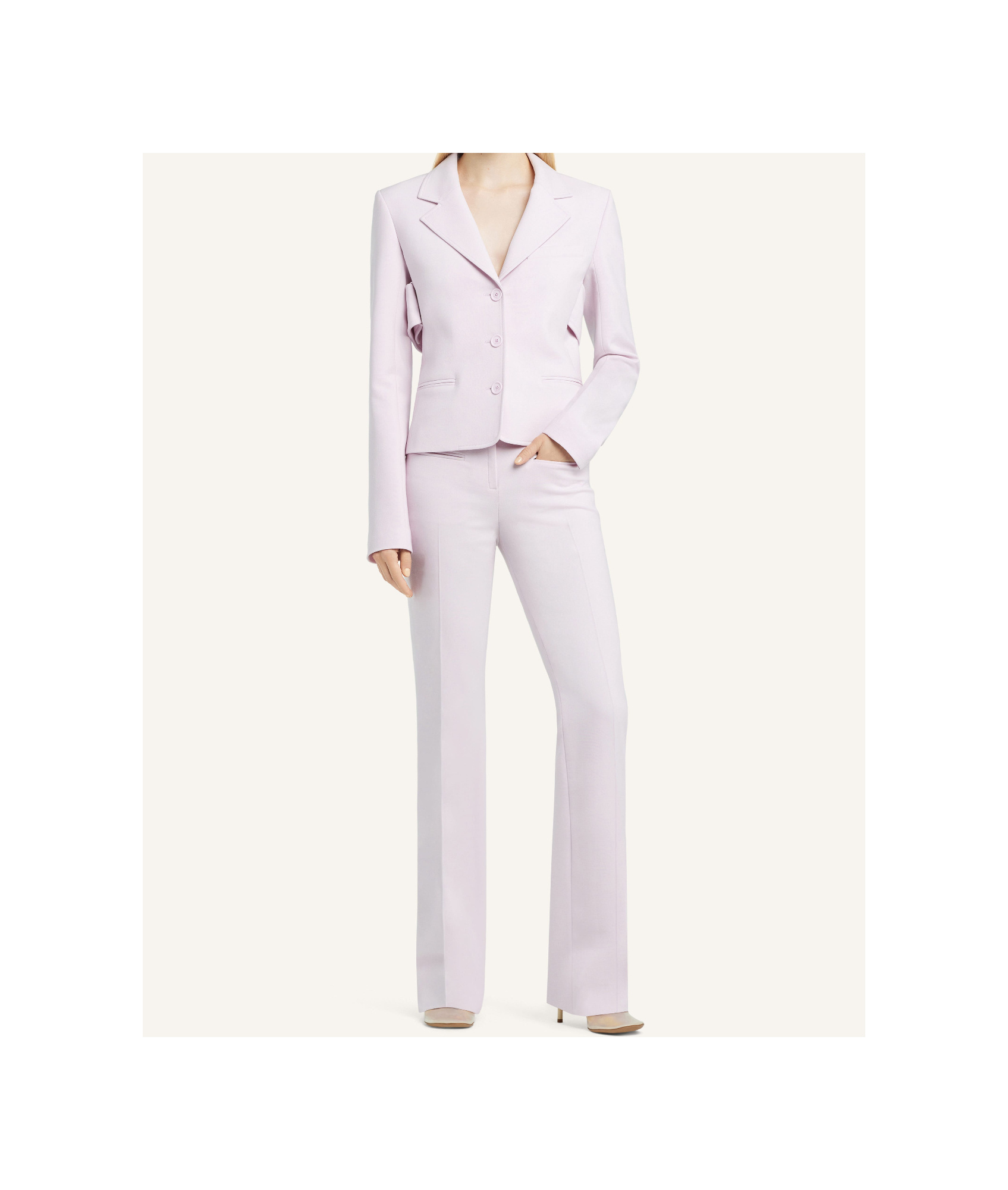 Shop Courrèges Martingale-strap Blazer