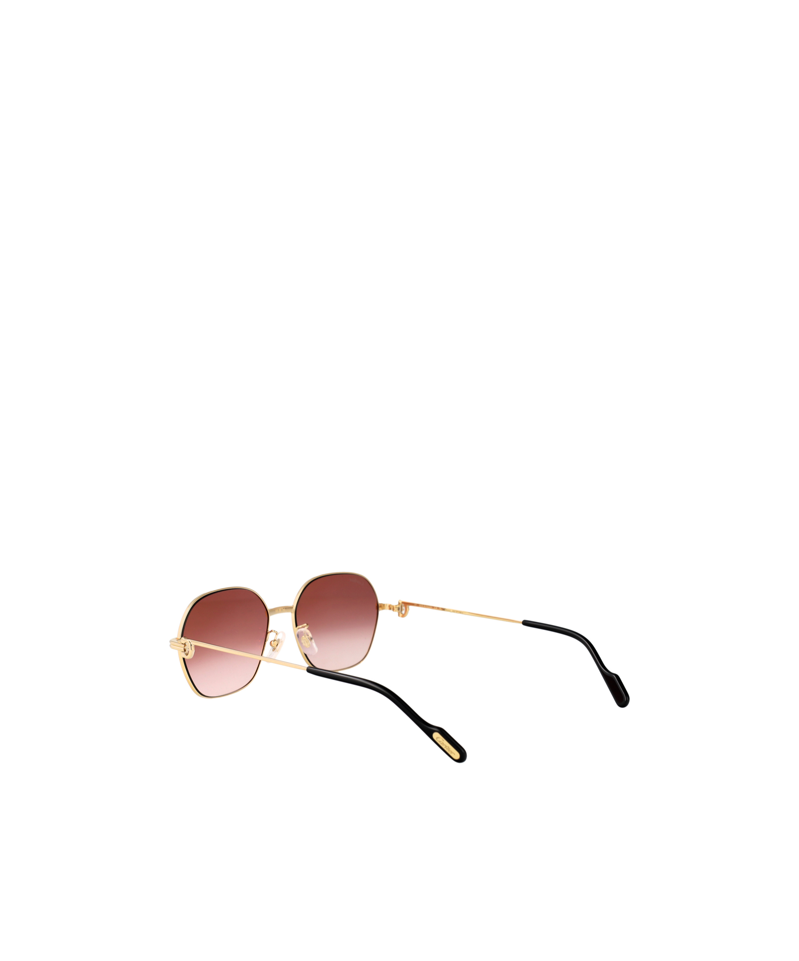 Cartier Full Frame Sunglasses In Gold