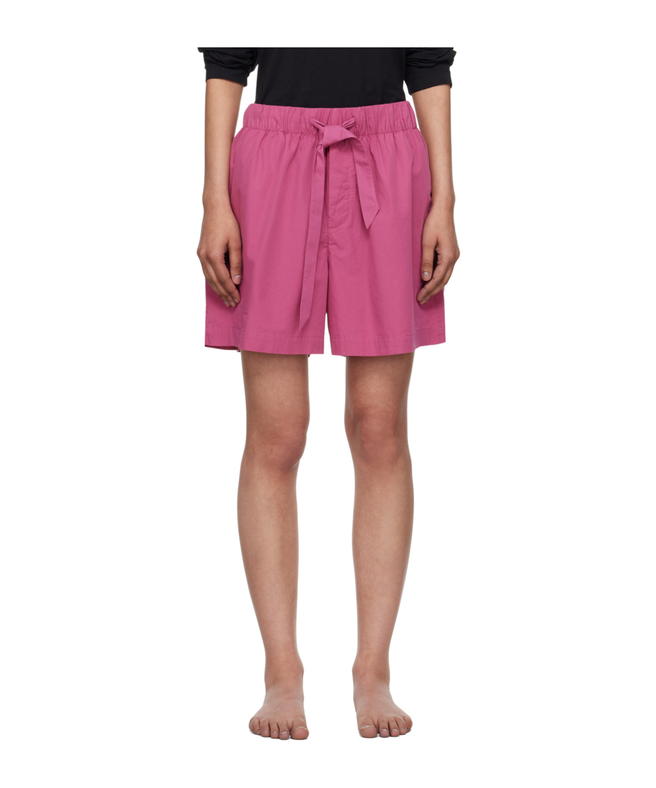Tekla Cottom Pyjama Shorts In Purple