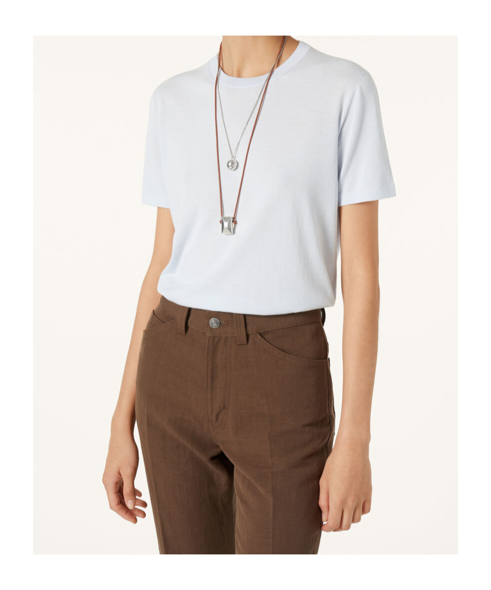Loro Piana My-t Short-sleeved T-shirt In Periwinkle