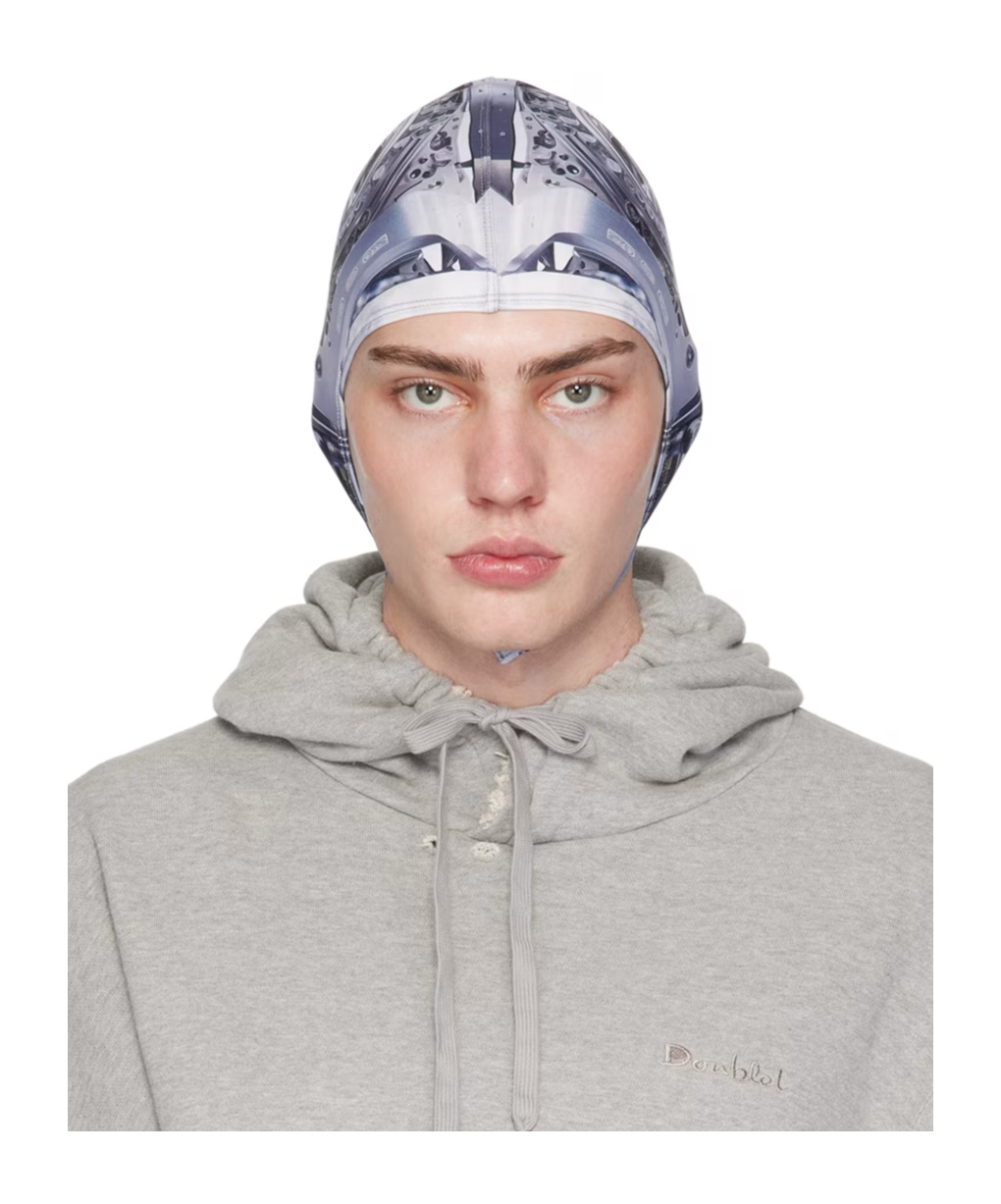 Doublet Humanoid Head Hood In Gray
