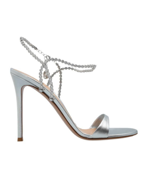 Gianvito Rossi Round Toe High Heel Sandals