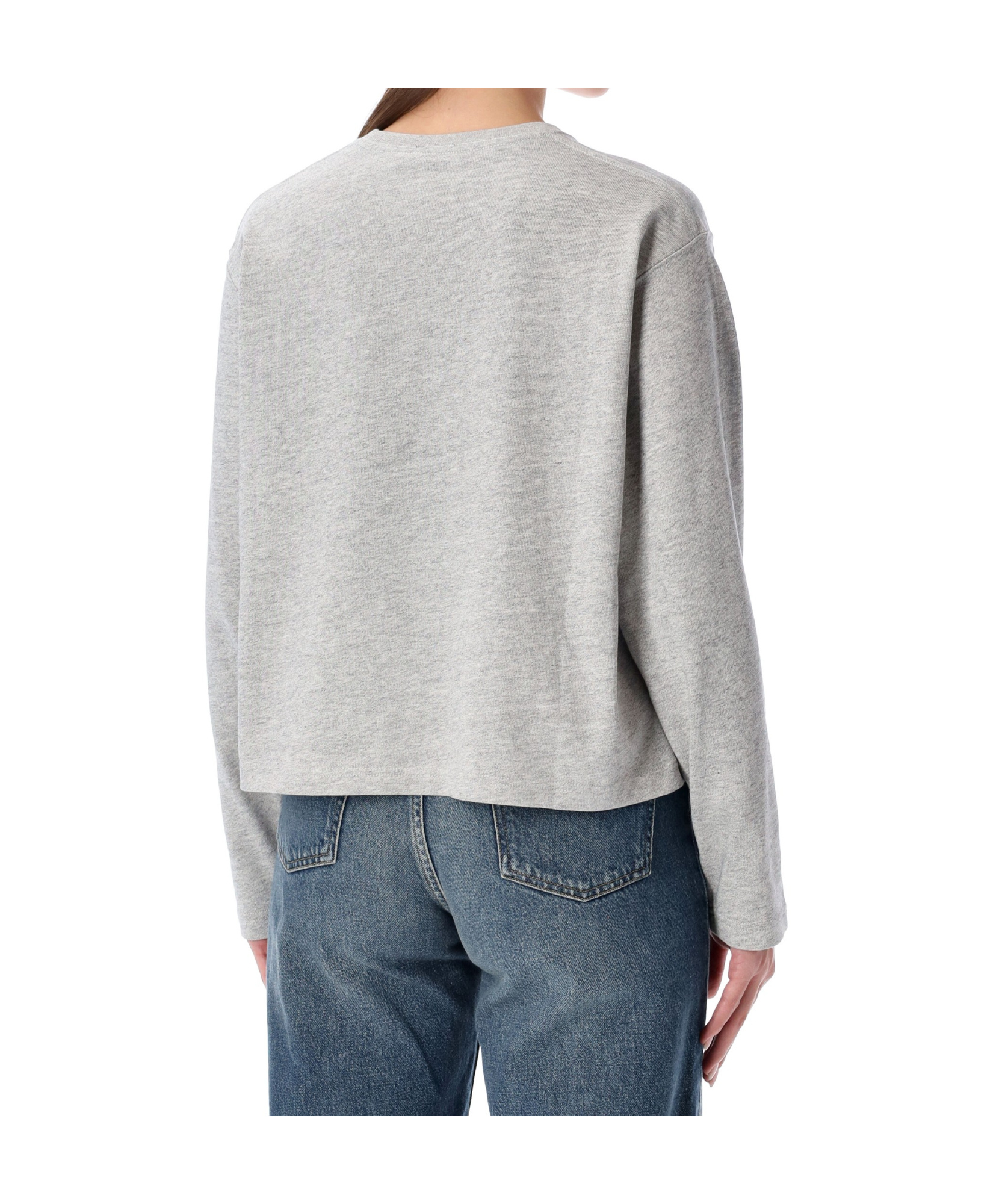 Polo Ralph Lauren Long-sleeve Top In Gray