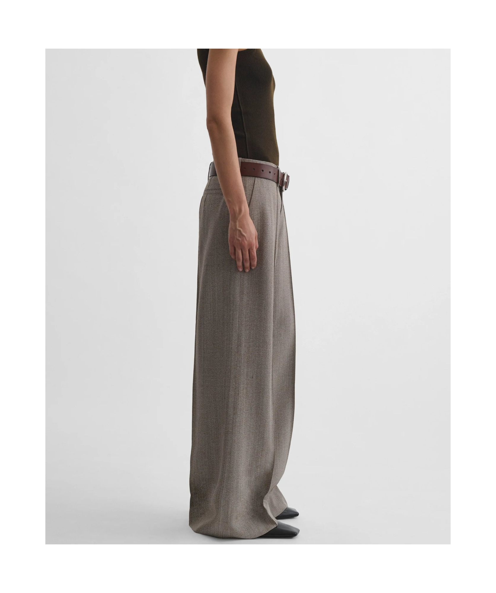 PHOEBE PHILO BELT LOOPS SLACKS