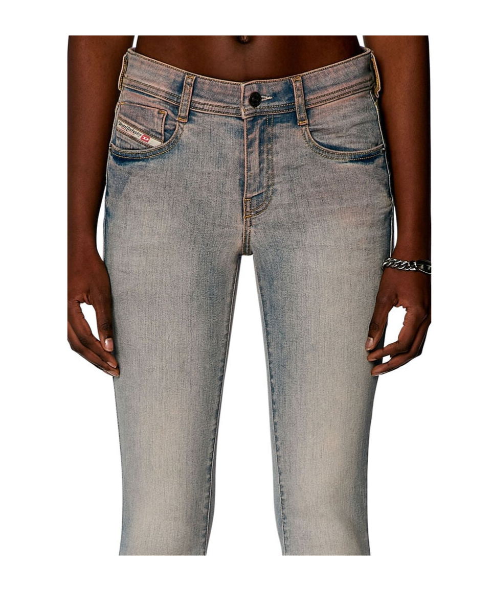 Diesel 1969 D-ebbey Bootcut Jeans In Gray