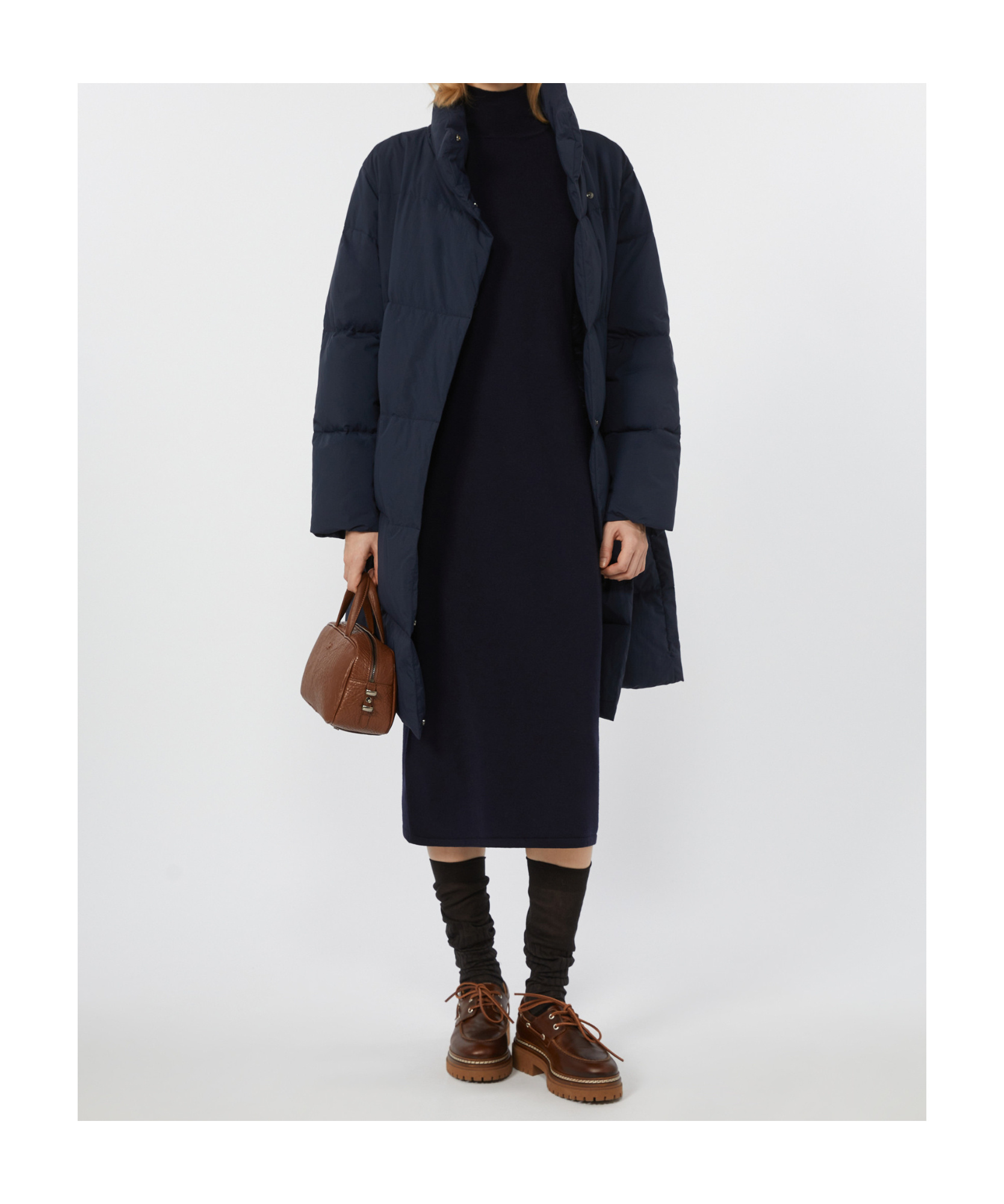 Weekend Max Mara Water-repellent Down Jacket In Blue