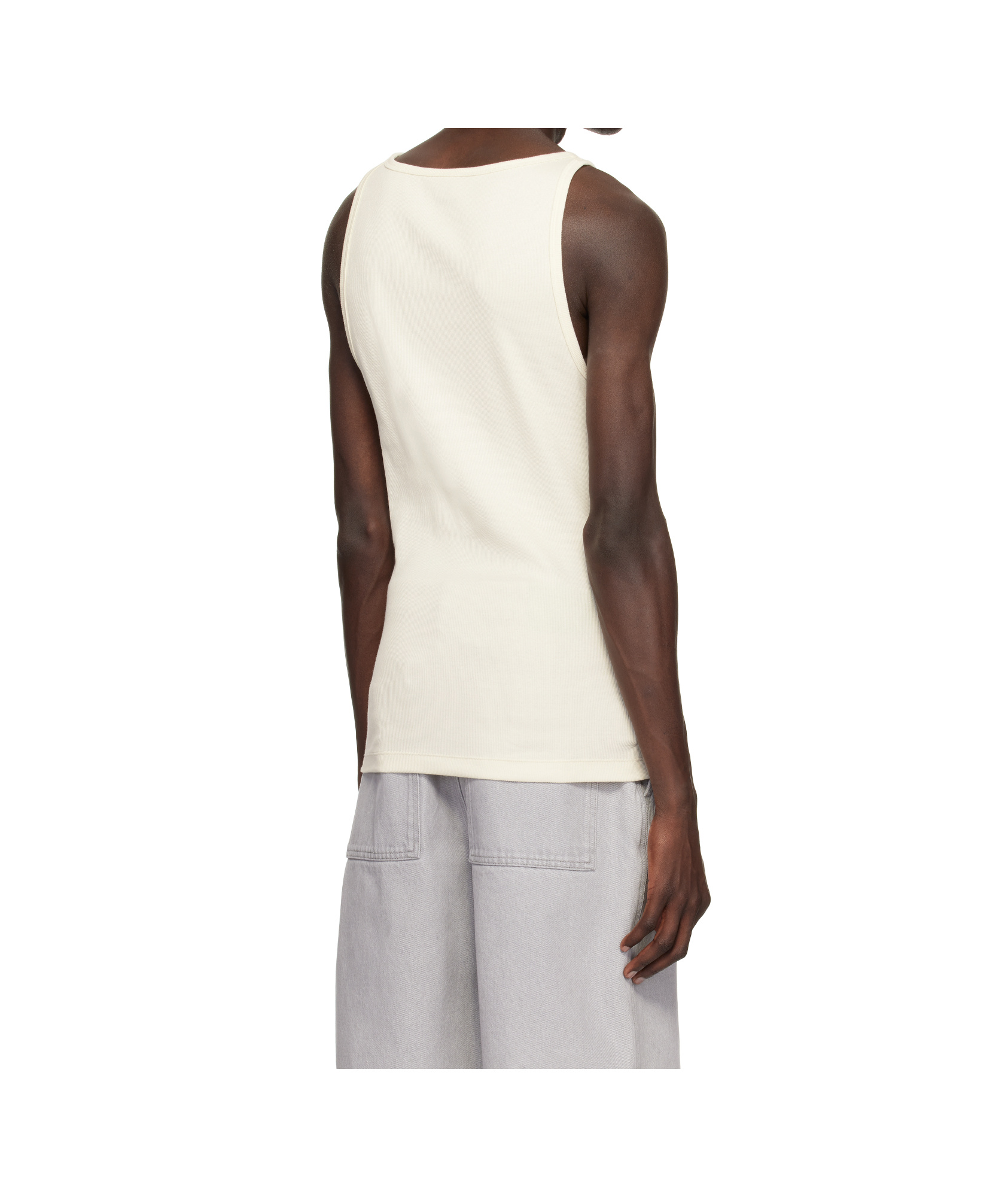 Shop Skims Ribbed Knit Vest Three-pack