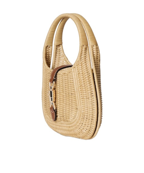 Gucci Jackie 1961 Wicker Medium Bag In Brown