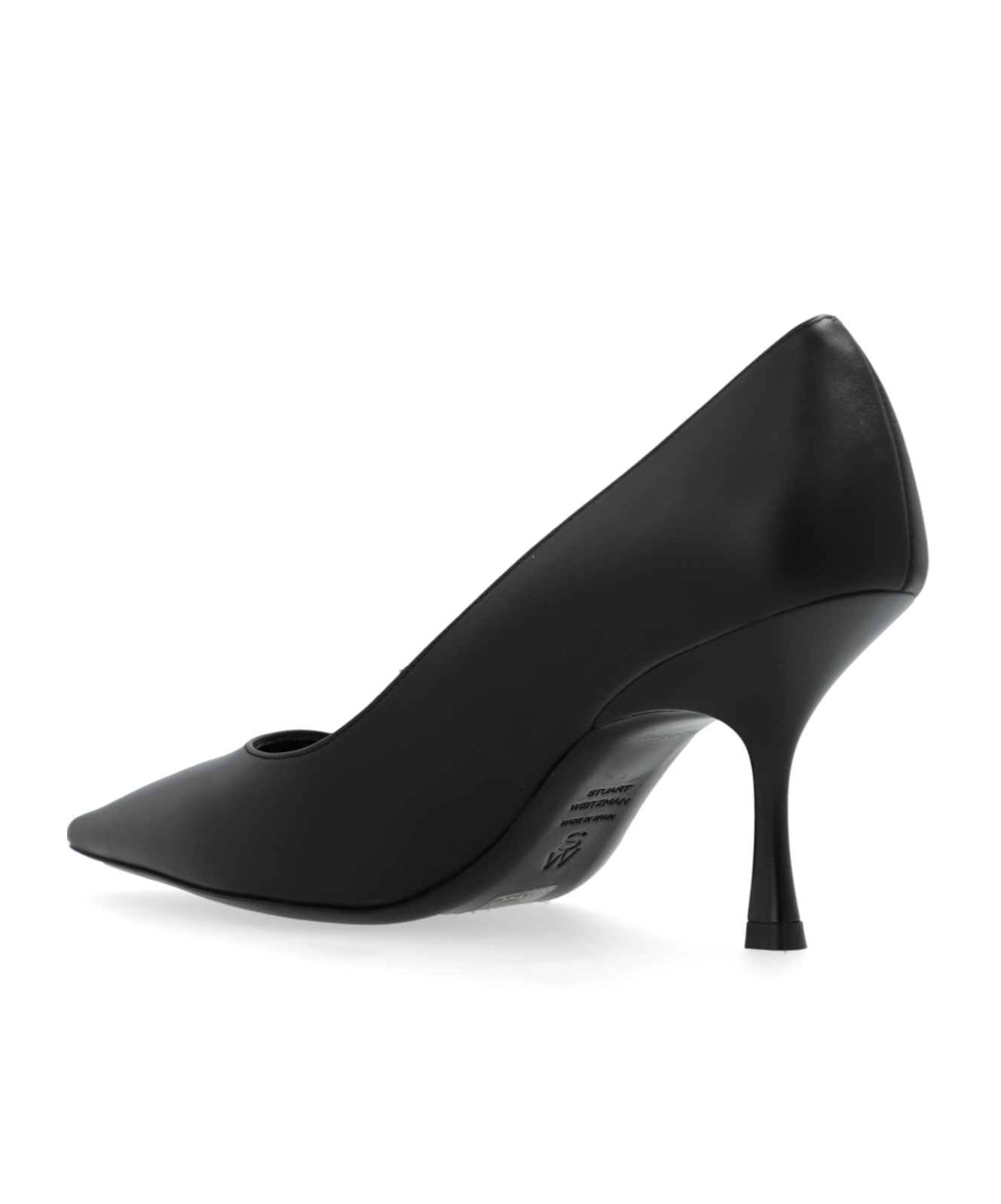 Stuart Weitzman Naomi Pointed-toe Pumps In Black