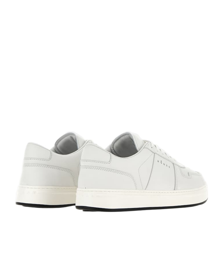 Hogan H668 Allacciato Fascia Logo Sneakers In White
