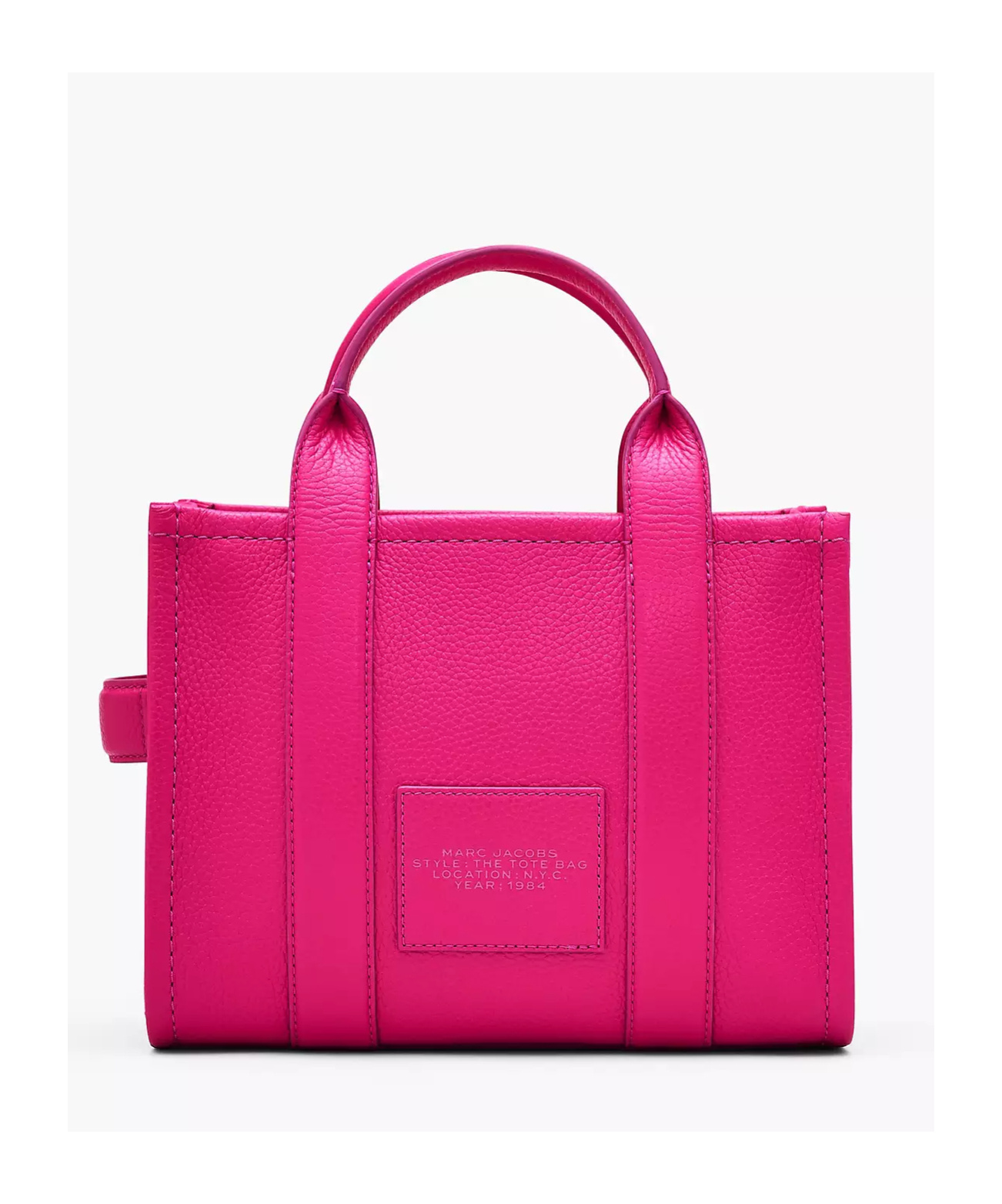 Marc Jacobs The Leather Medium Tote Bag In Pink