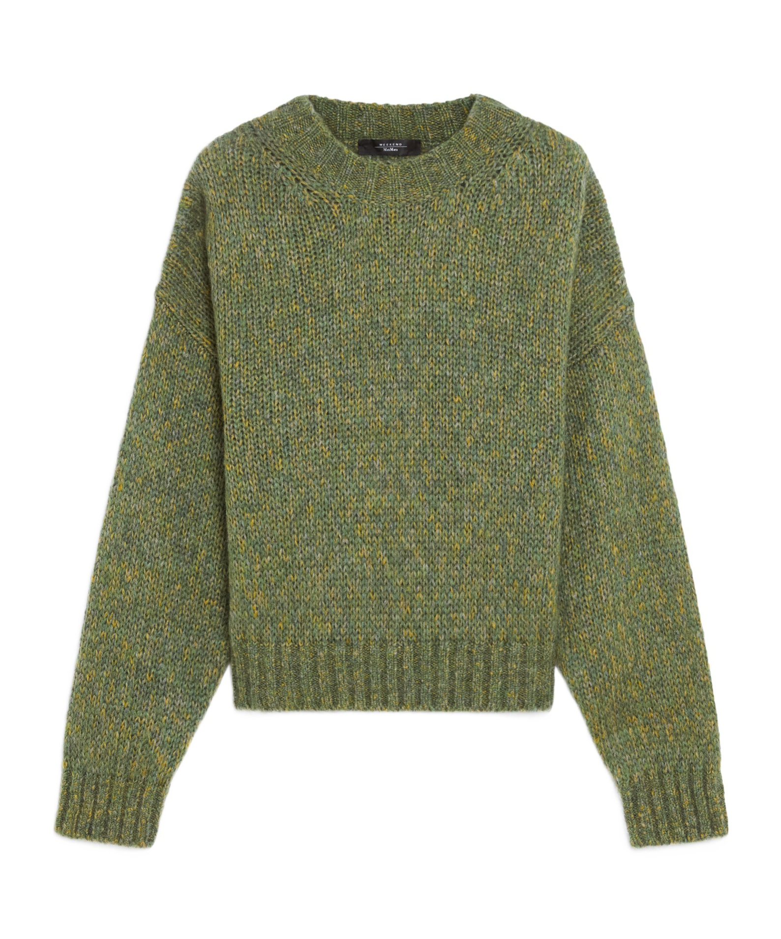 Weekend Max Mara Long-sleeved Sweater In Green