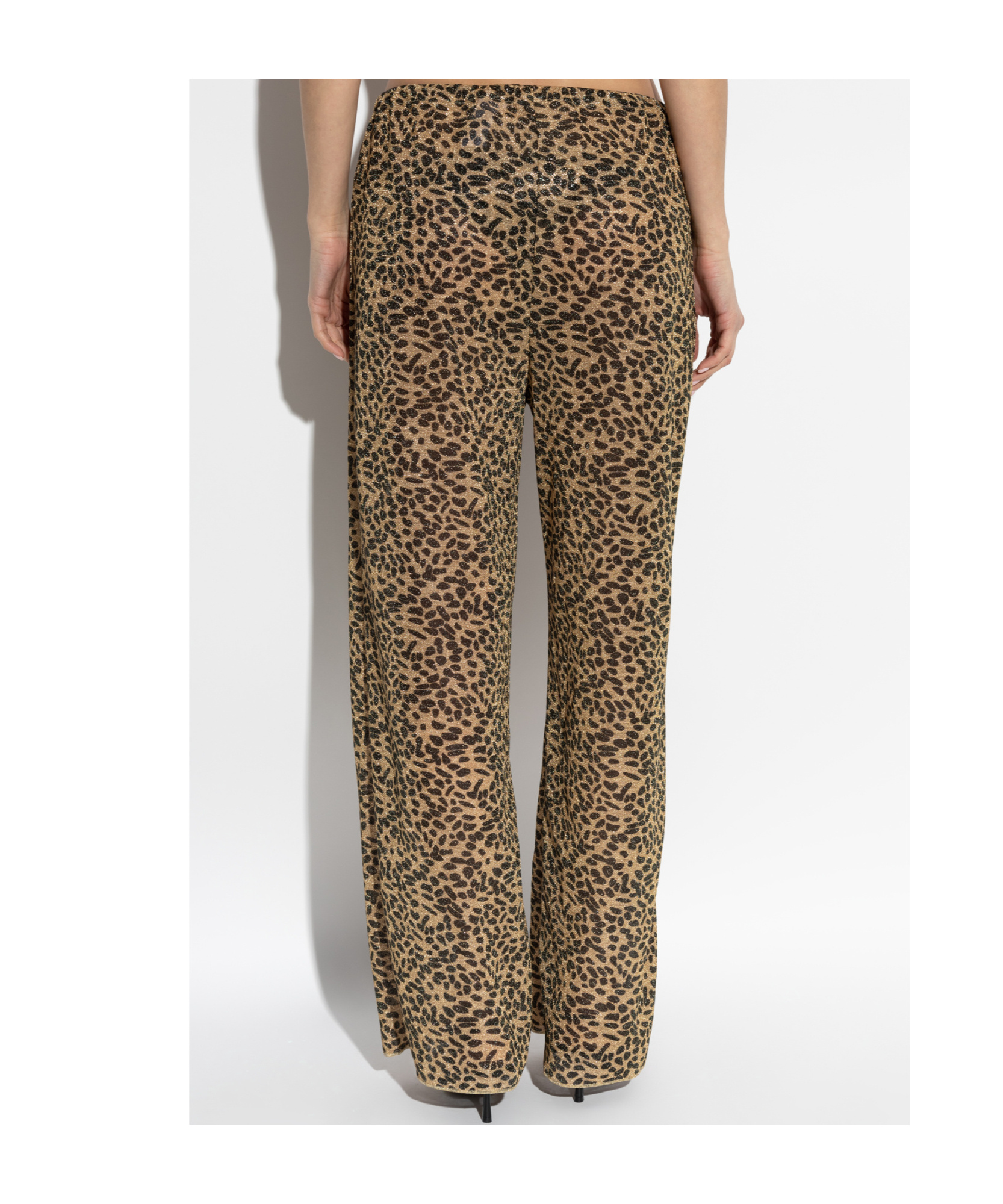 OSEREE LUREX-DETAIL TROUSERS