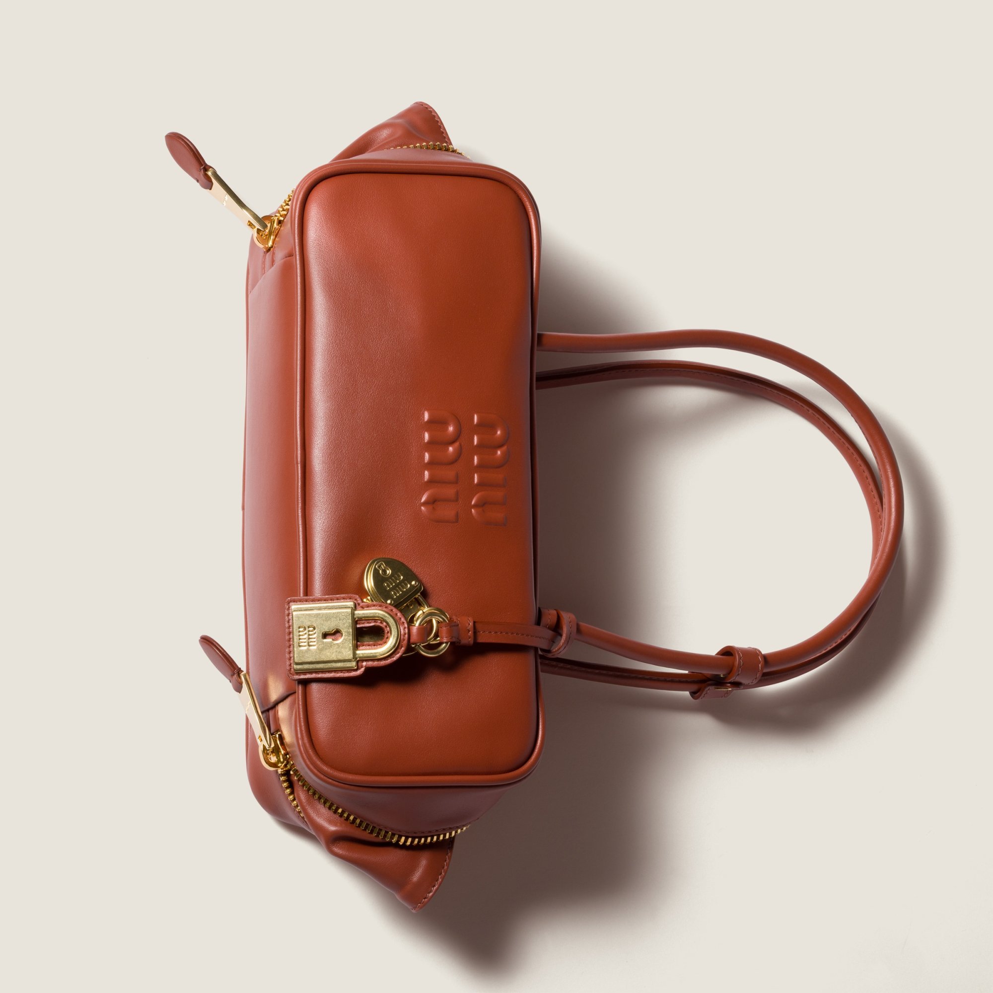Miu Miu Beau Tote In Brown