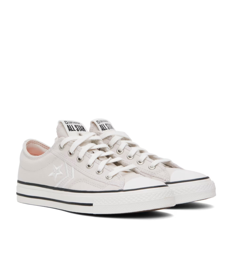 Converse Logo-lacing Low-cut Casual Shoes In White
