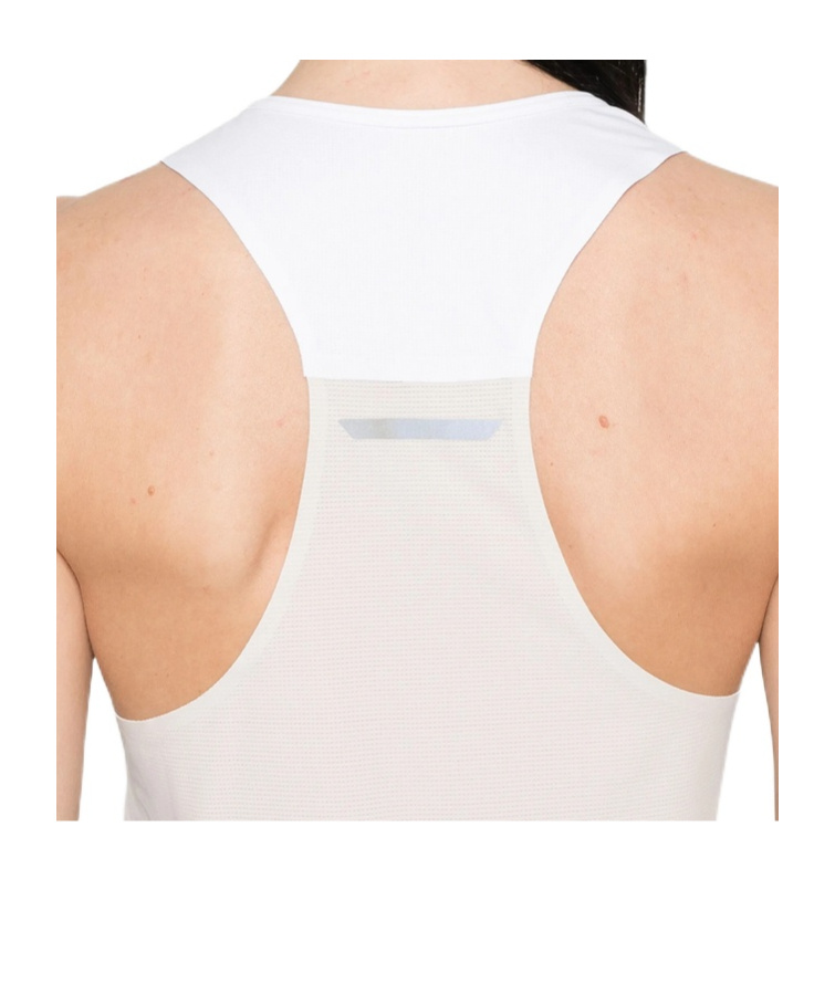 On Reflective-detailing Tank Top In Gray