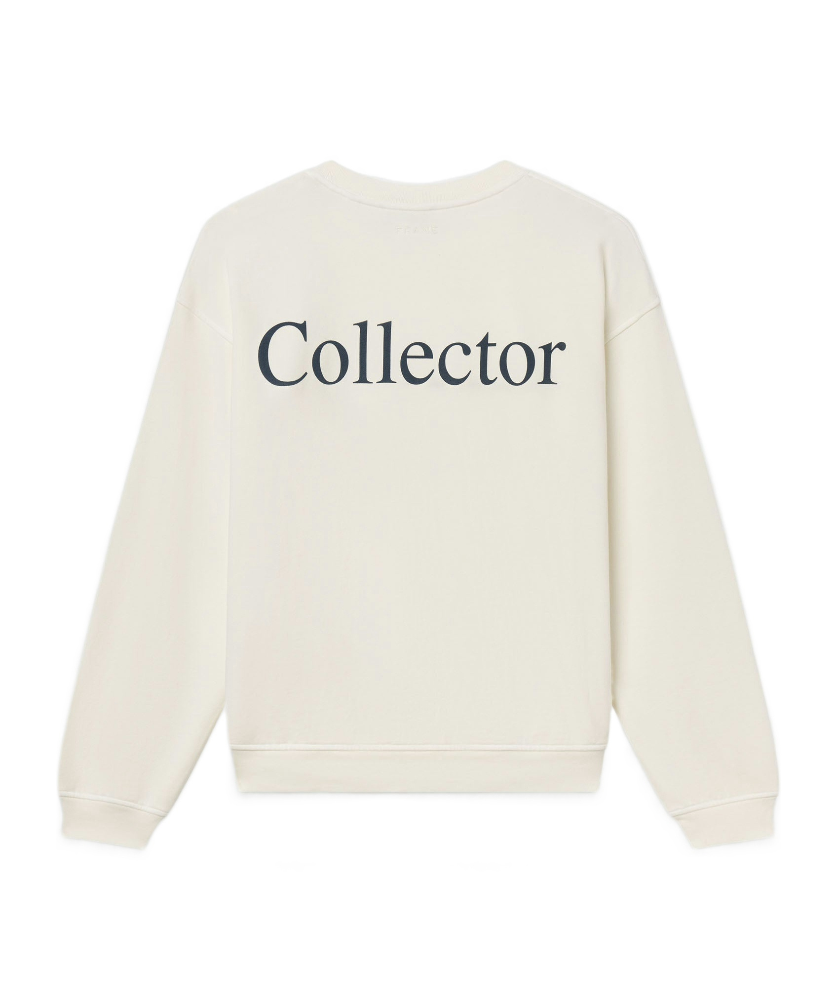 Frame Crew Neck Long Sleeve Sweatshirt In Neutral