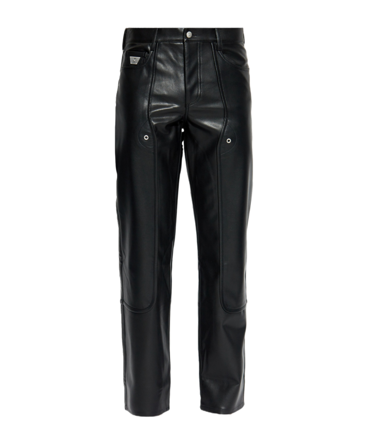 Misbhv Appliqué-logo Trousers In Black