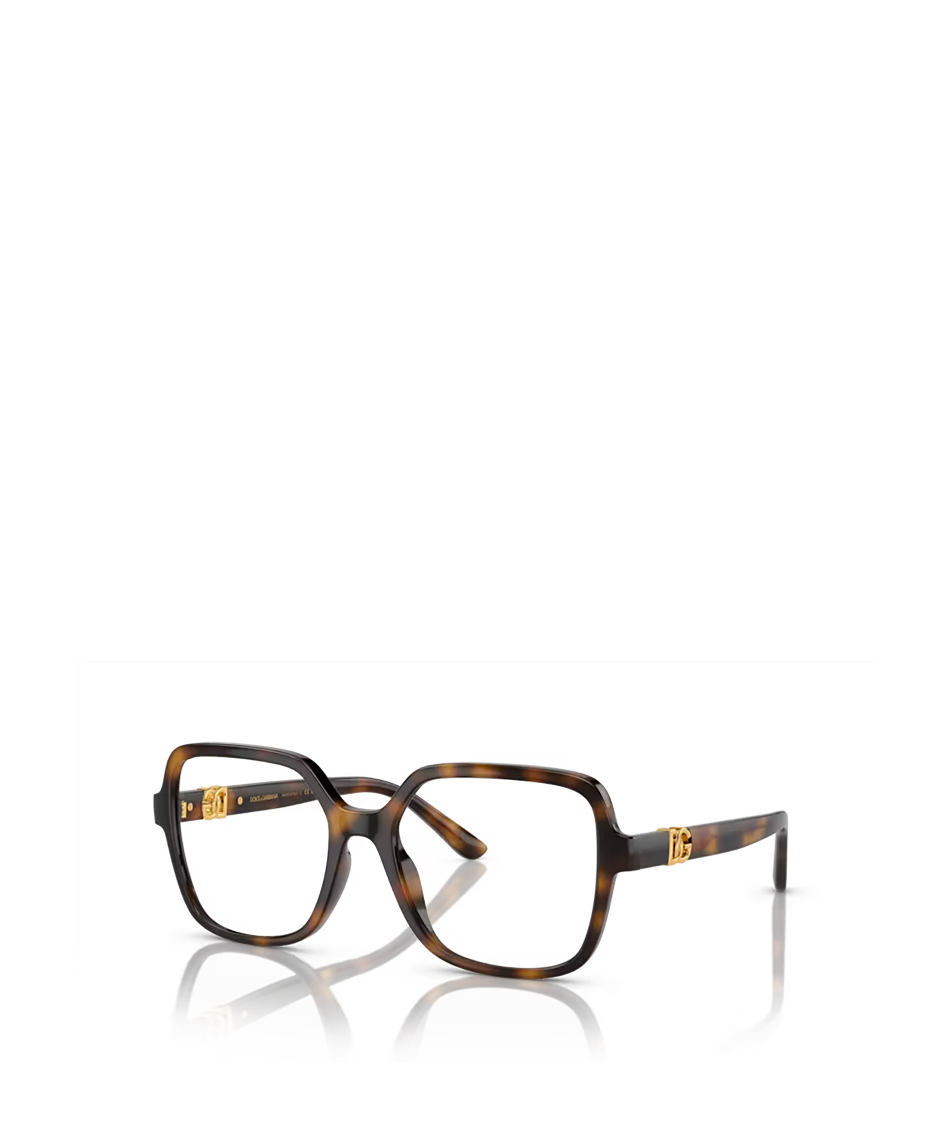 Dolce & Gabbana Dg5105u Dg Crossed Eyeglasses In Black