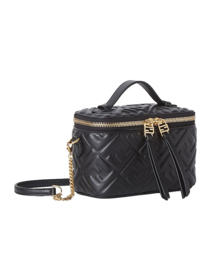 Fendi Mini "vanity" Bag In Black