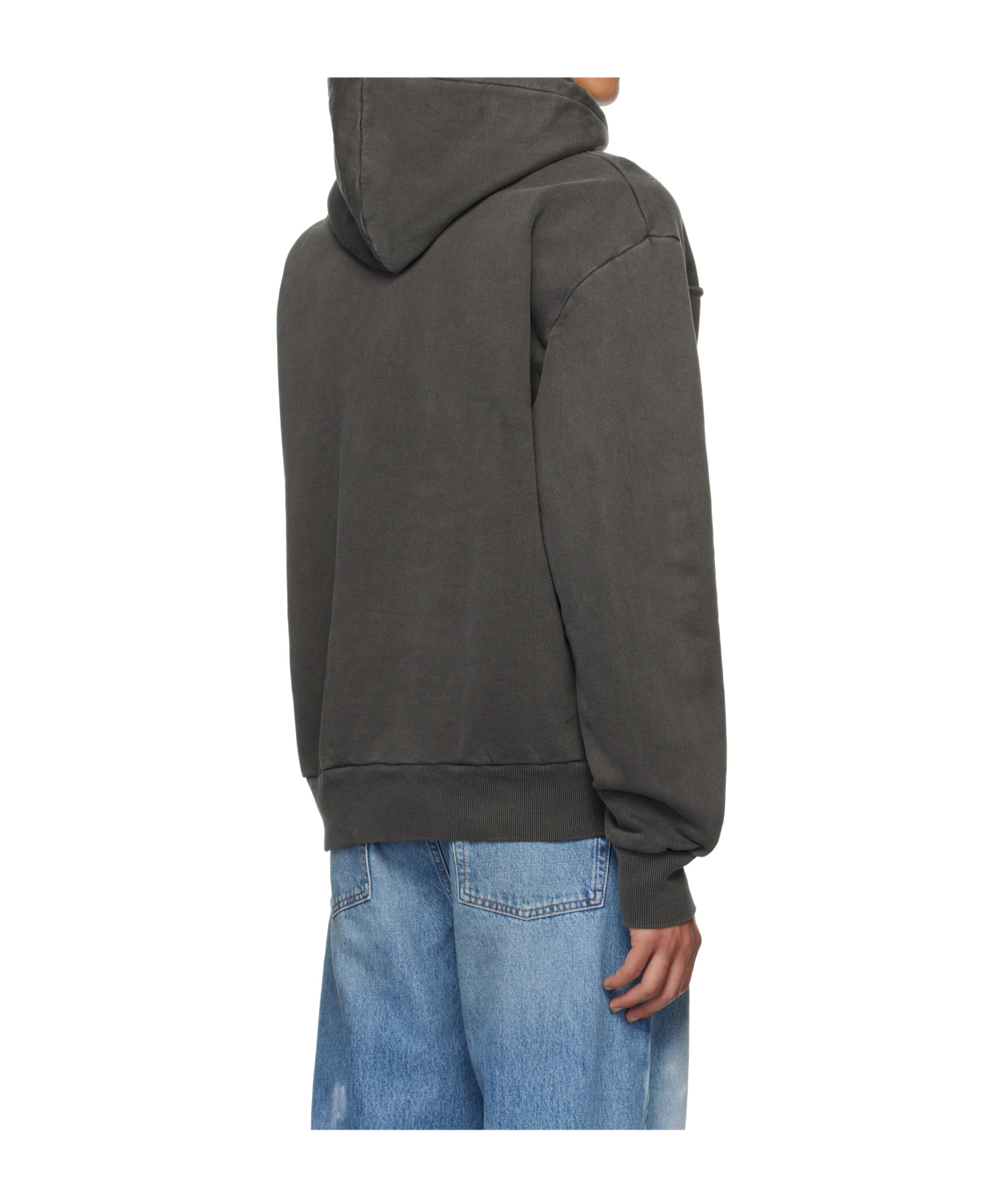 Gimaguas Gray Wave Hoodie In Black