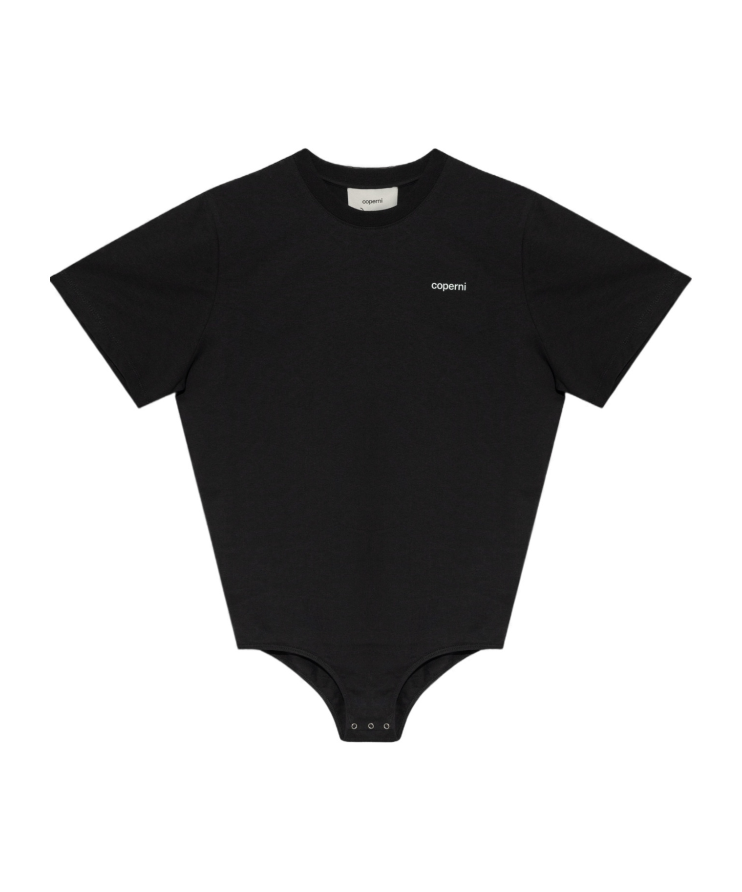 Coperni Logo-print Bodysuit In Black