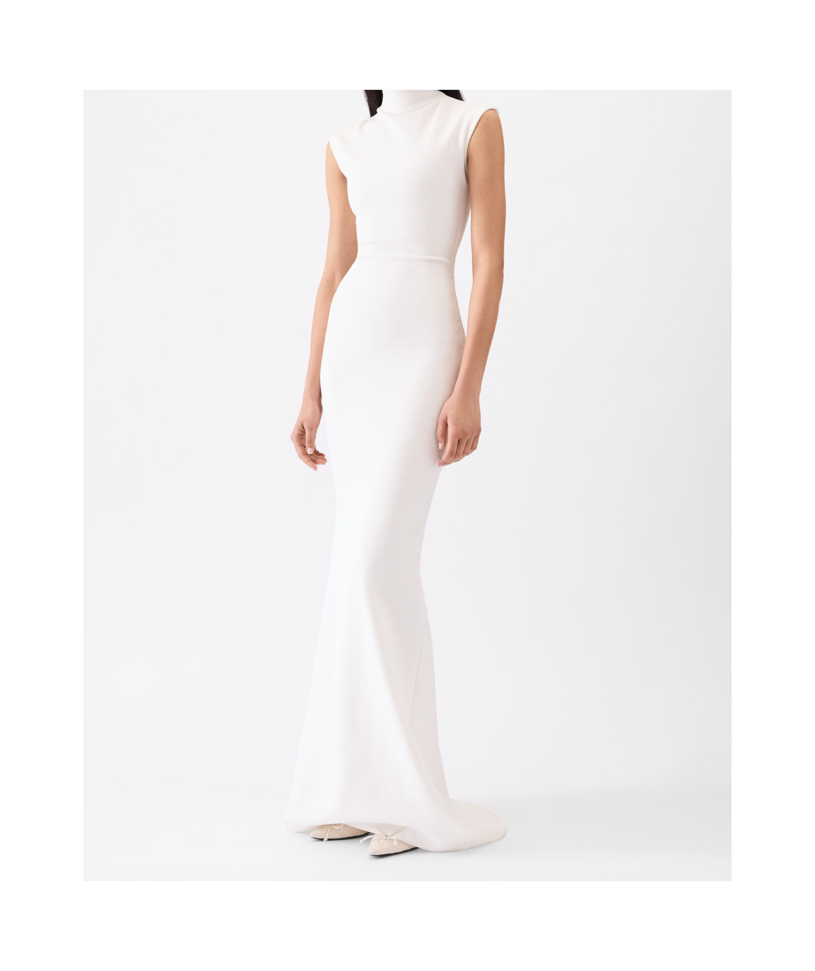Jacquemus Sleeveless Down Jacket In White