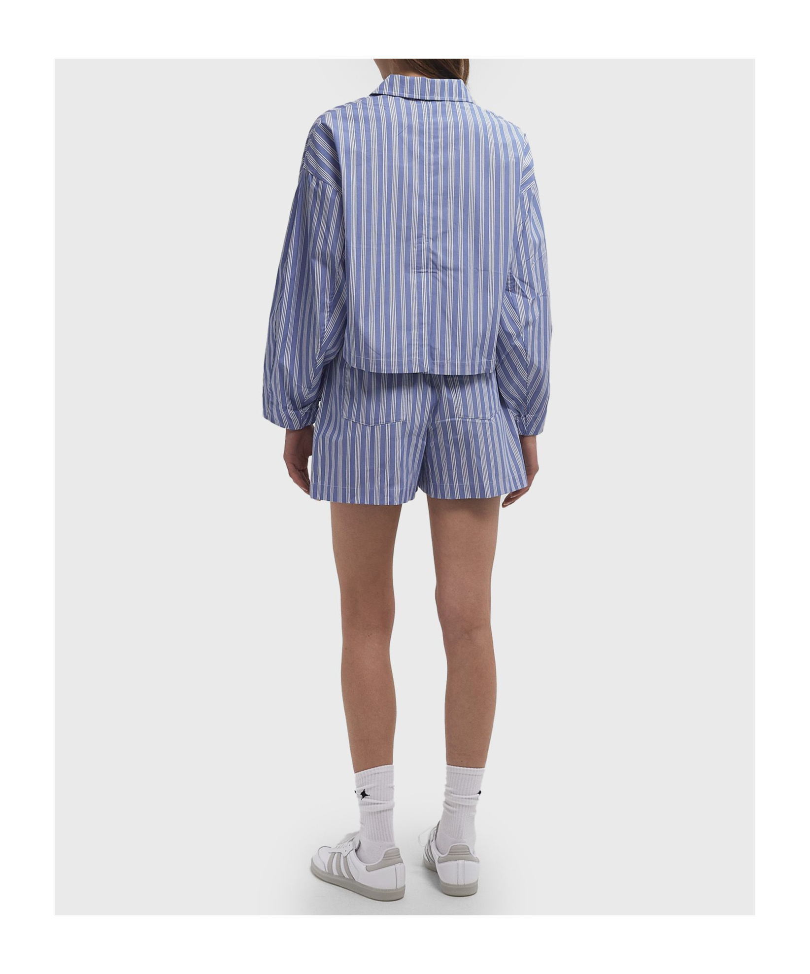Baum Und Pferdgarten Elastic Waist Shorts In Blue