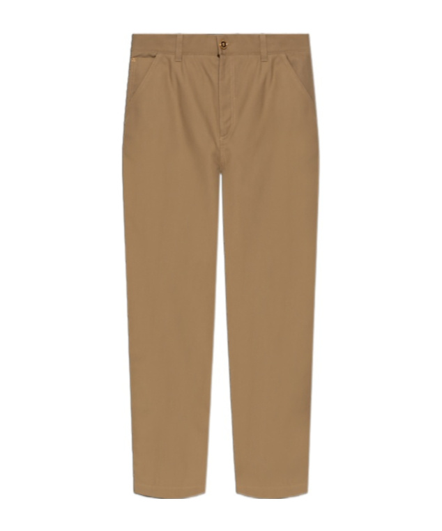 Versace Belt Loops Slacks In Brown