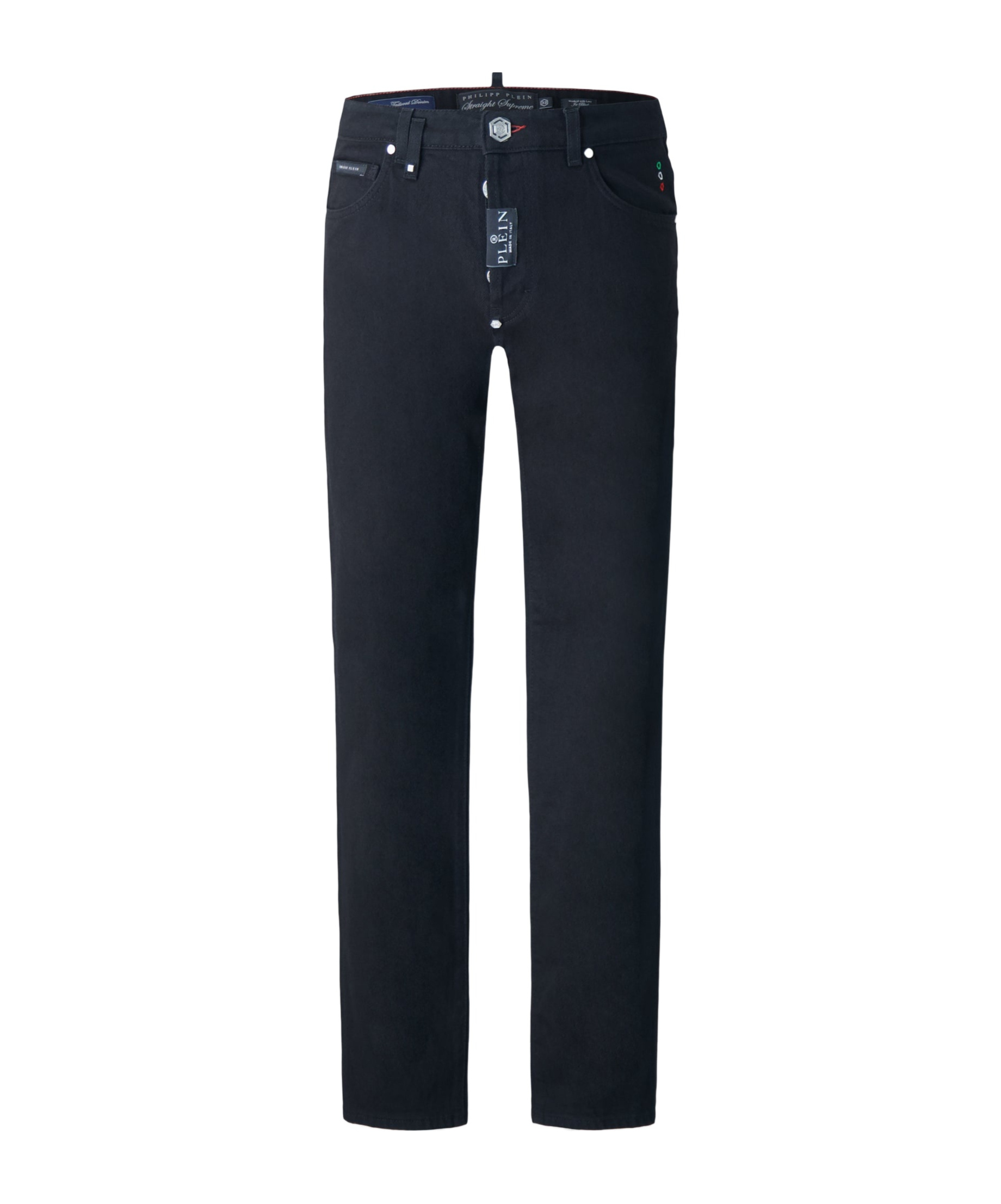 Philipp Plein Belt-loop Casual Pants In Black