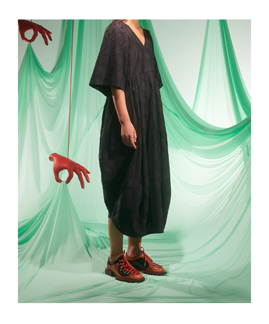 HENRIK VIBSKOV V-NECK DRESS