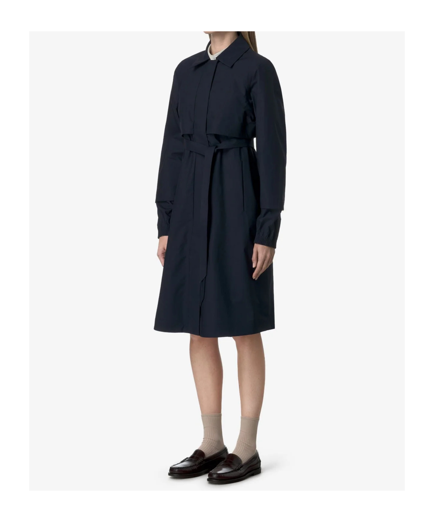K-way Jesel Tech Wool Blend In Blue