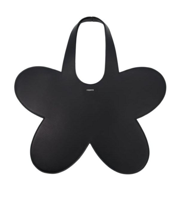Shop Coperni Flower Handbag In Black