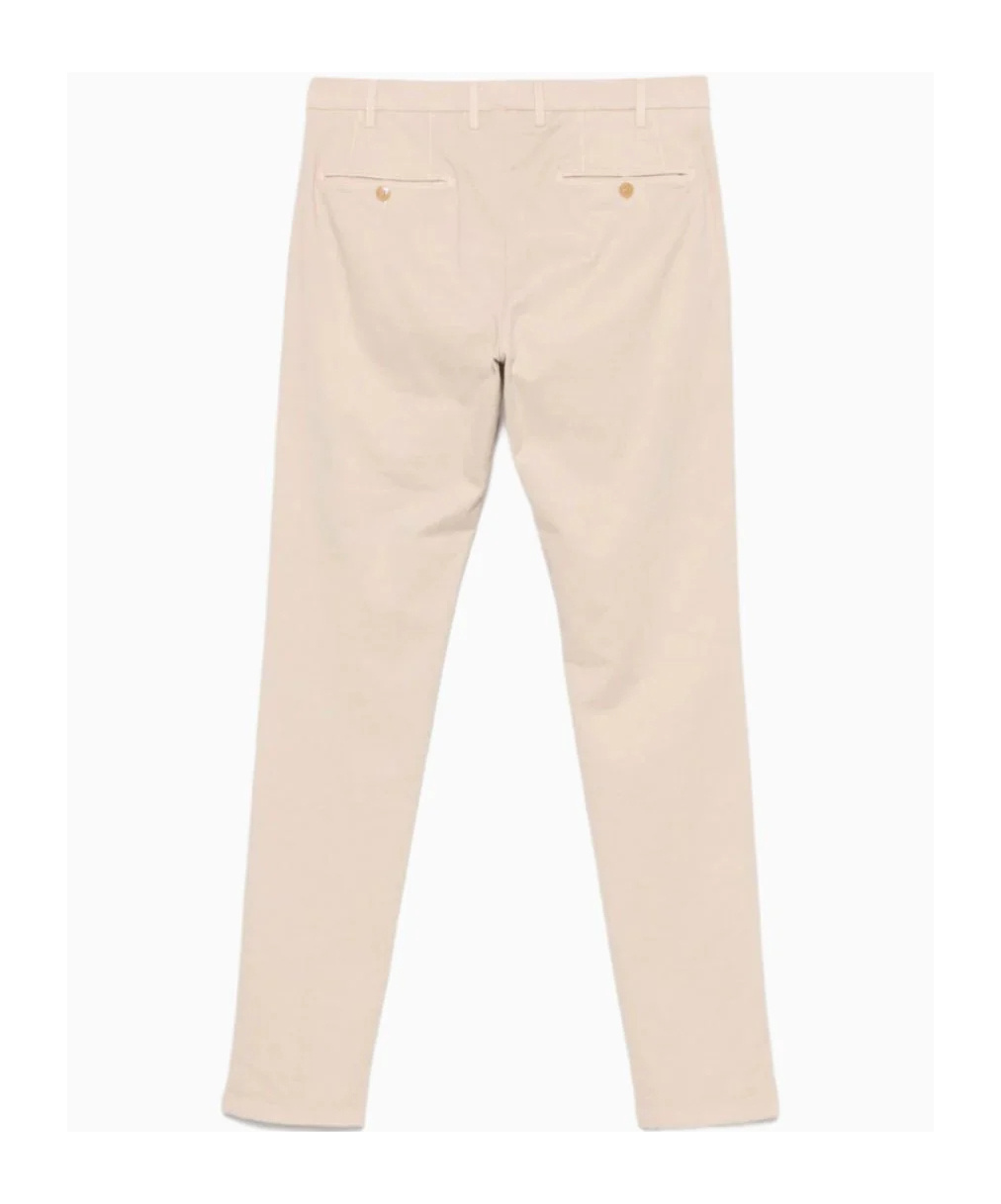 Canali Tapered Trousers In Pink