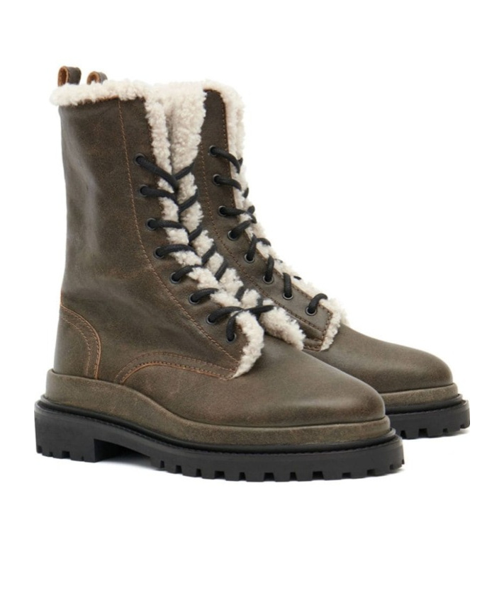 Isabel Marant Ghiso Lace-up Boots In Brown
