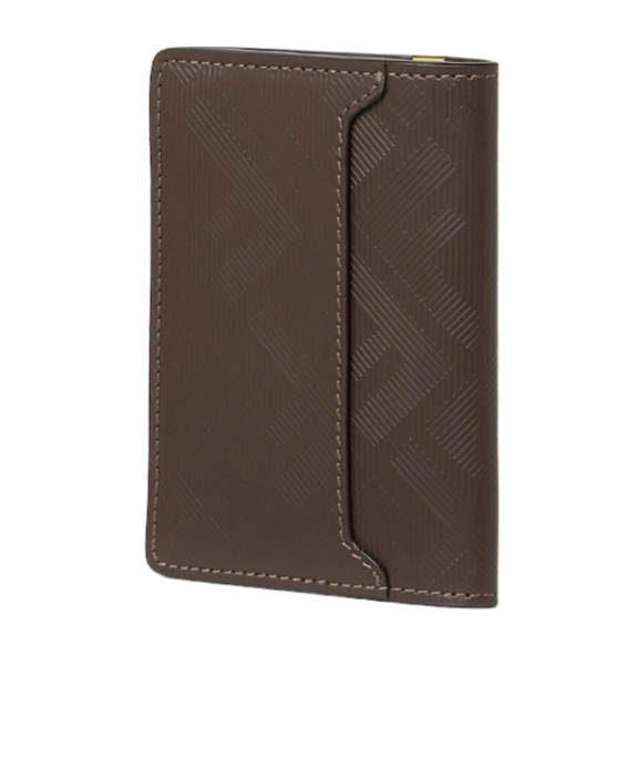 Fendi Shadow Card Holder Accessories In Brown