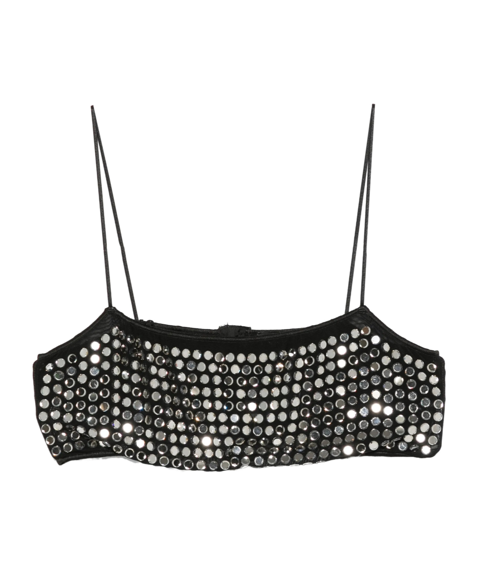 Oseree Crystal-embellished Top