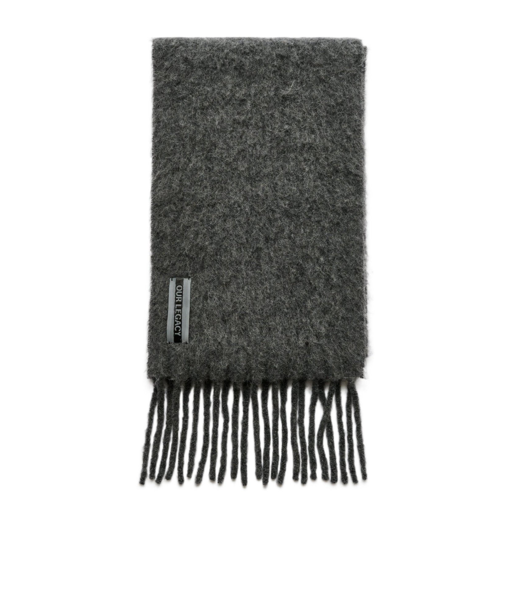 Our Legacy Tassel Scarf In Gray